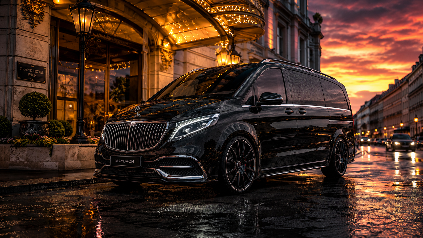 Mercedes V-Class Maybach VIP — Grand Hotel Wien
