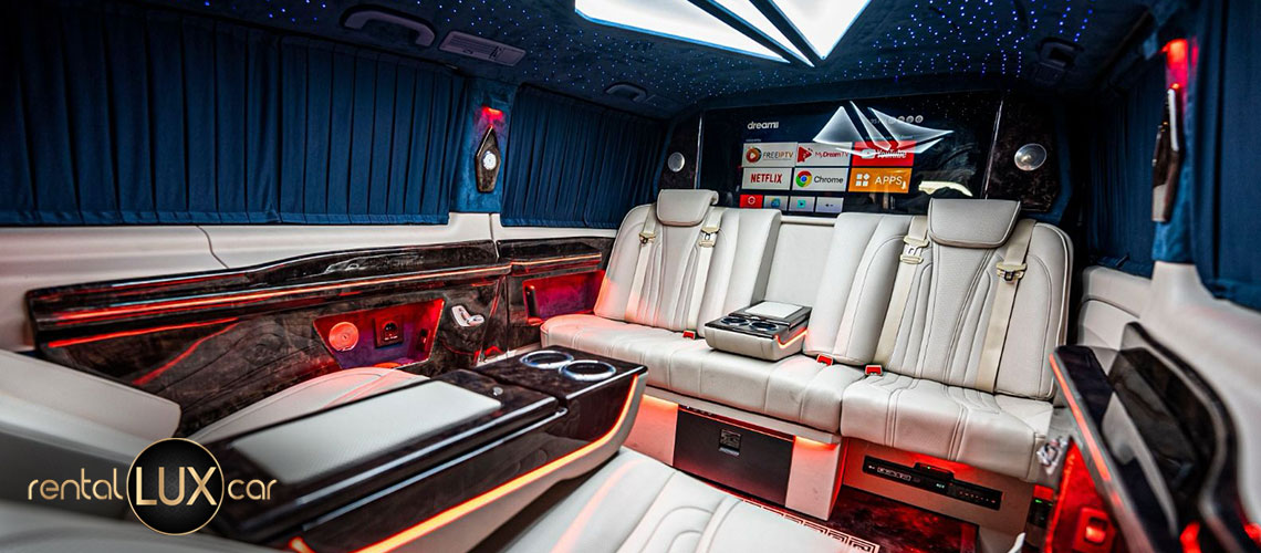 Mercedes VIP van iç mekan starlight tavan